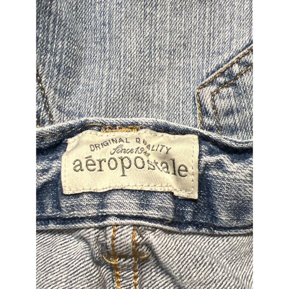 Aeropostale Chelsea Bootcut Jeans Size 5/6 Reg Womens Light Wash Denim - Picture 4 of 5